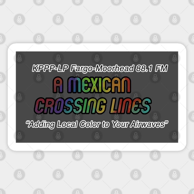 A Mexican Crossing Lines Logo Sticker by SiqueiroScribbl